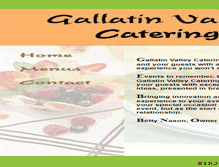 Tablet Screenshot of gallatinvalleycatering.com